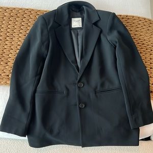 causal black blazer x small